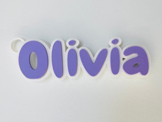 Custom Name Keychain